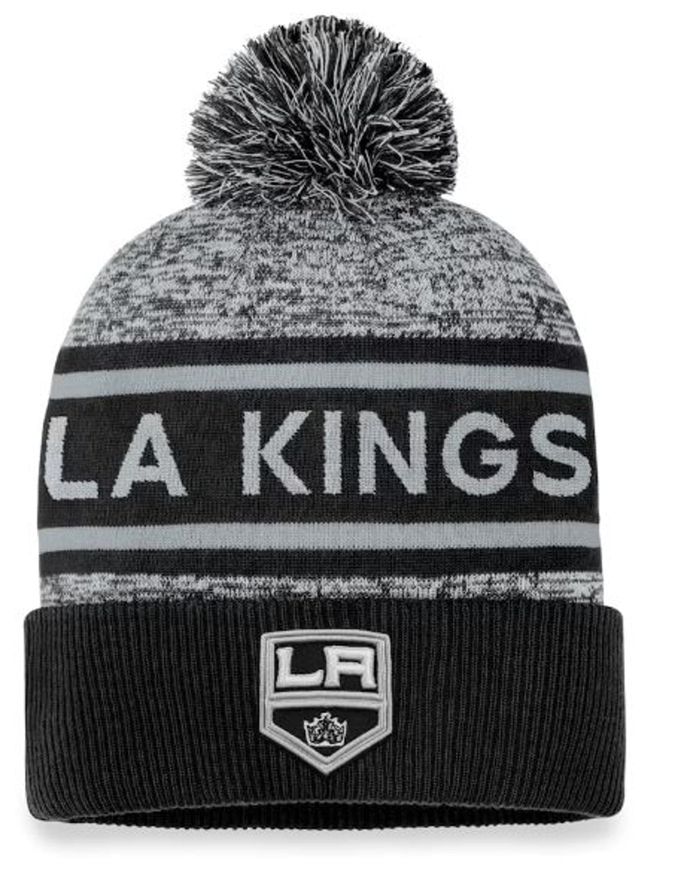 Fanatics NHL Authentic Pro Heathered Cuffed Pom Toque