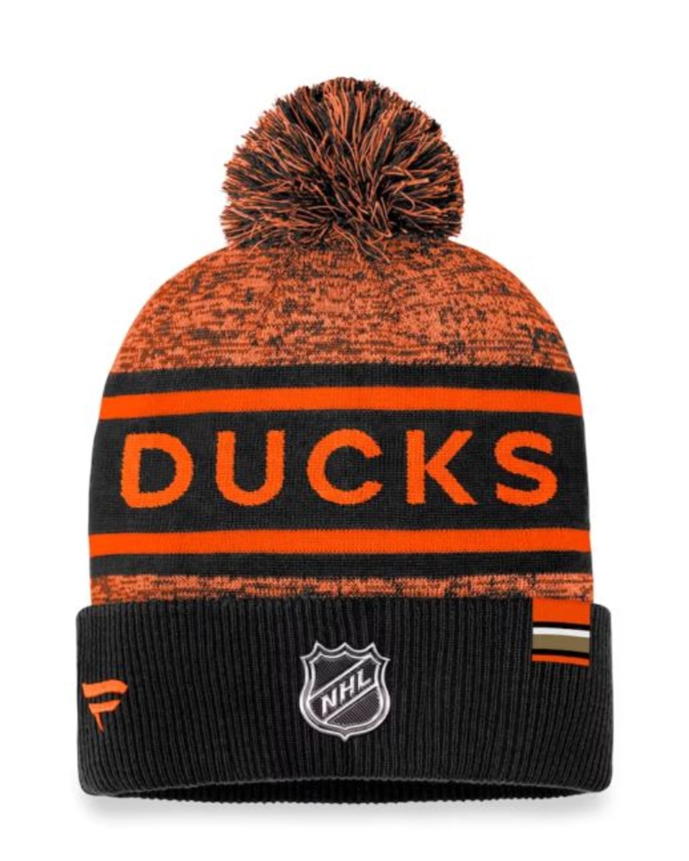 Fanatics NHL Authentic Pro Heathered Cuffed Pom Toque