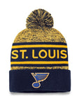 Fanatics NHL Authentic Pro Heathered Cuffed Pom Toque
