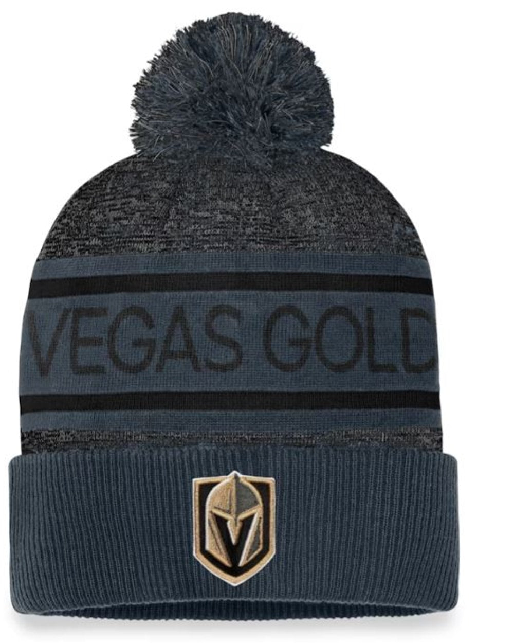 Fanatics NHL Authentic Pro Heathered Cuffed Pom Toque