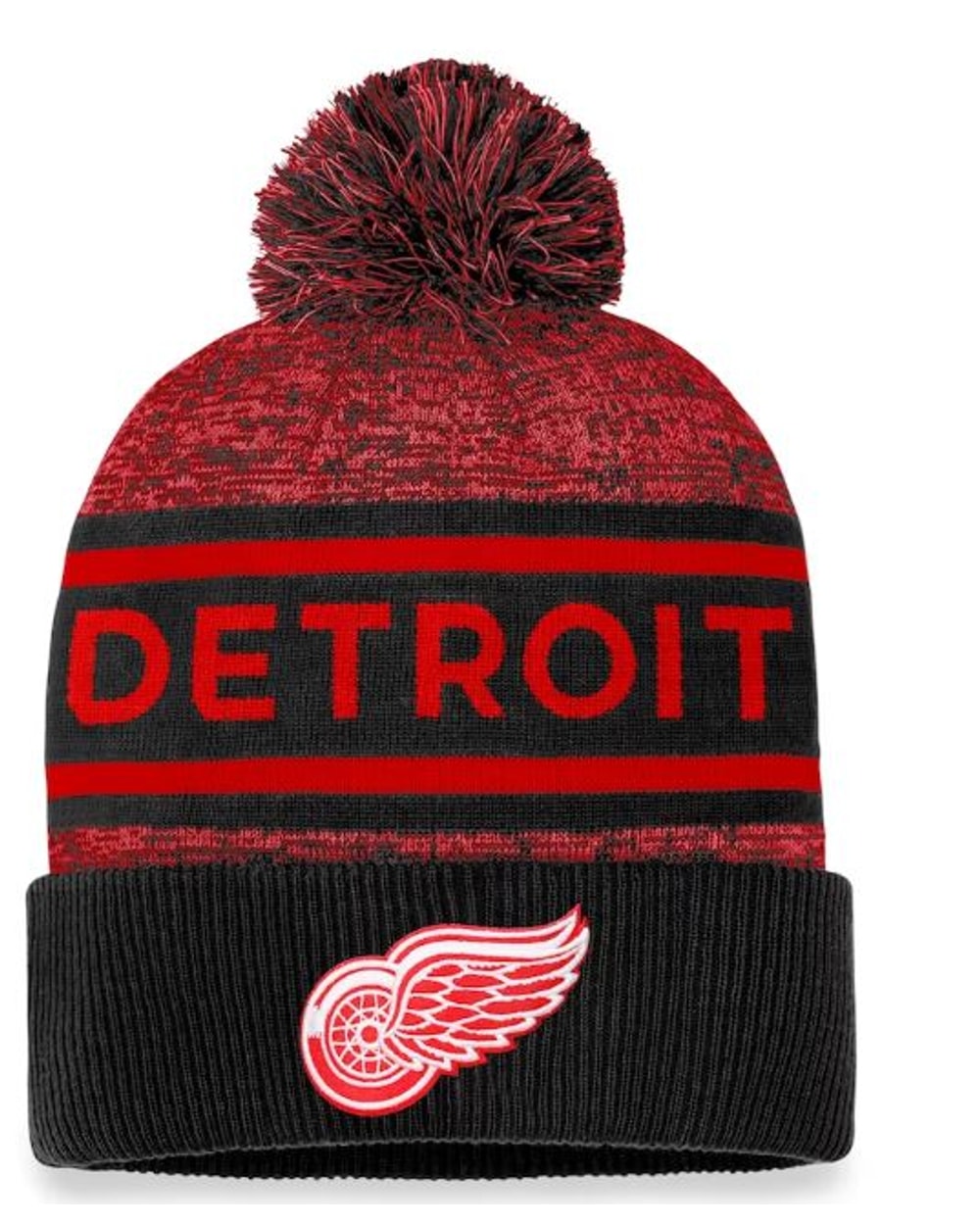 Fanatics NHL Authentic Pro Heathered Cuffed Pom Toque