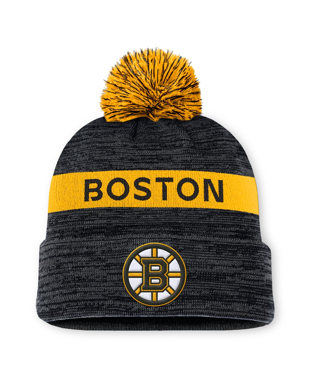 Fanatics NHL Authentic Pro Rink Cuffed Knit Hat with Pom