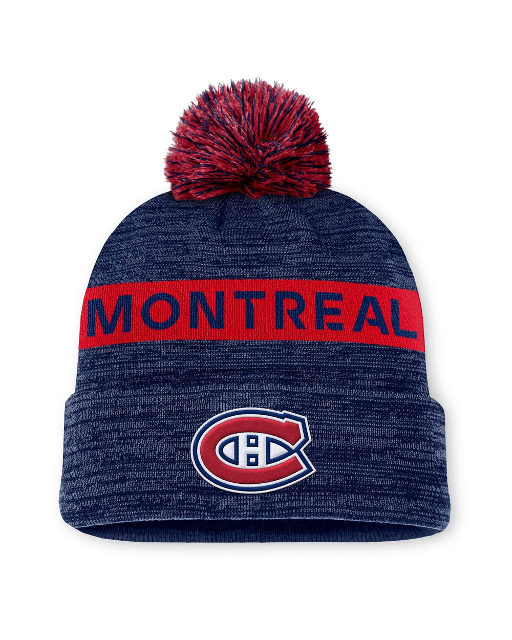 Fanatics NHL Authentic Pro Rink Cuffed Knit Hat with Pom
