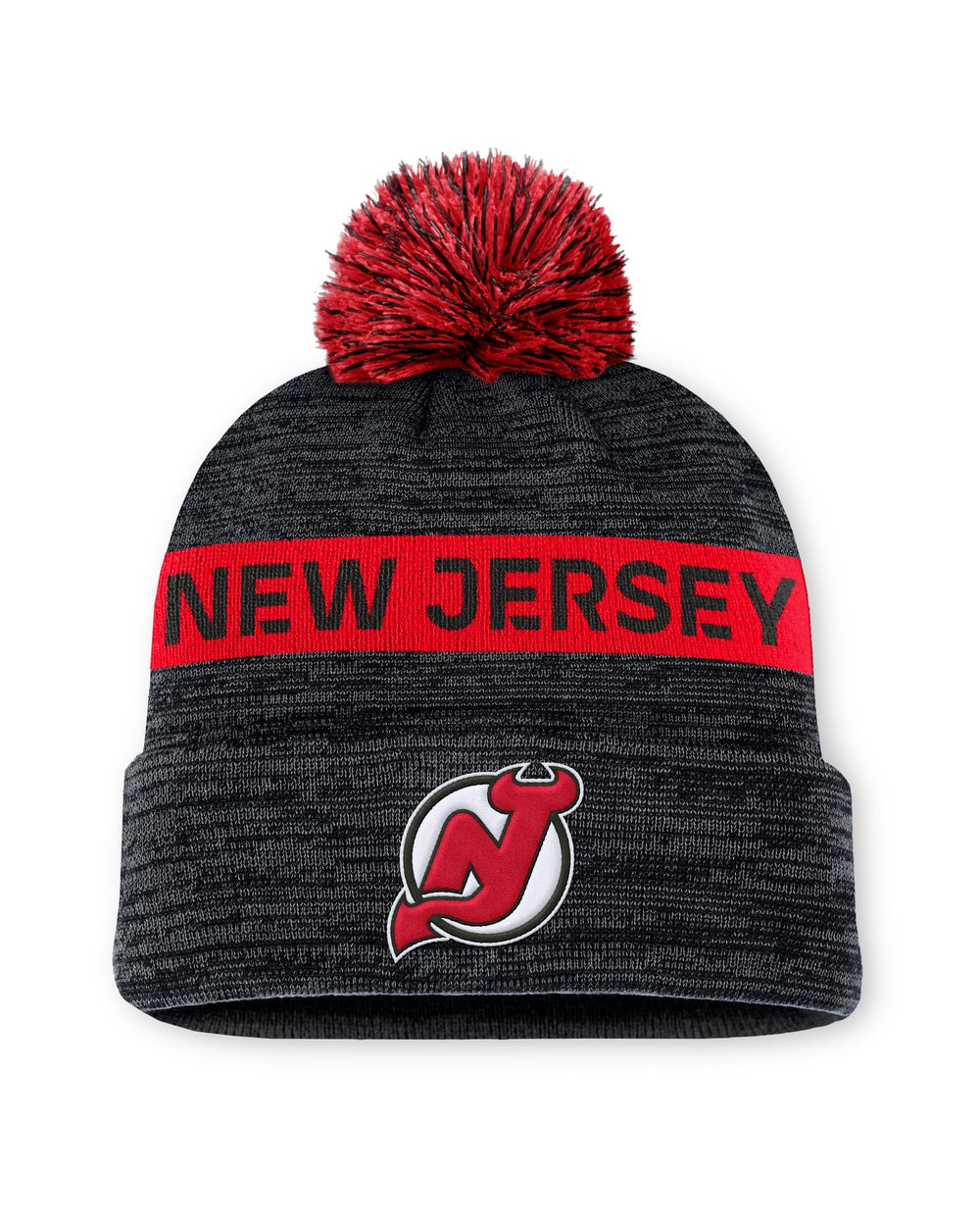 Fanatics NHL Authentic Pro Rink Cuffed Knit Hat with Pom
