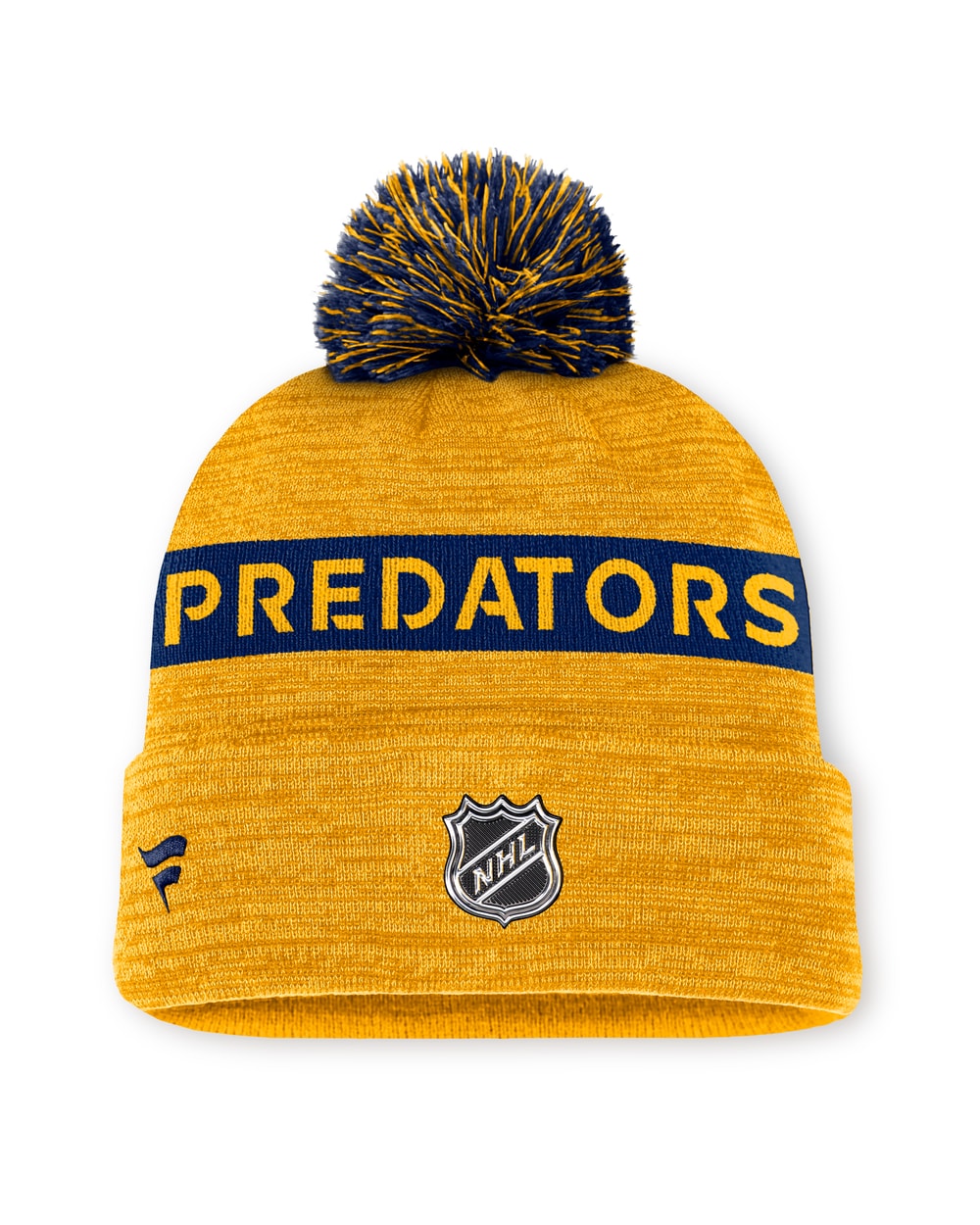 Fanatics NHL Authentic Pro Rink Cuffed Knit Hat with Pom