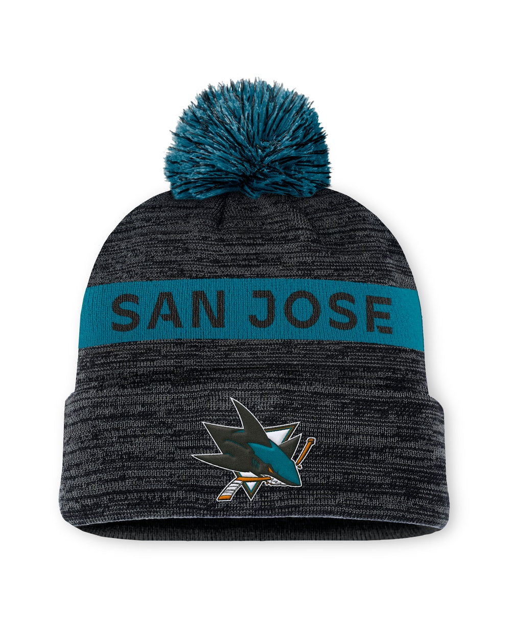 Fanatics NHL Authentic Pro Rink Cuffed Knit Hat with Pom
