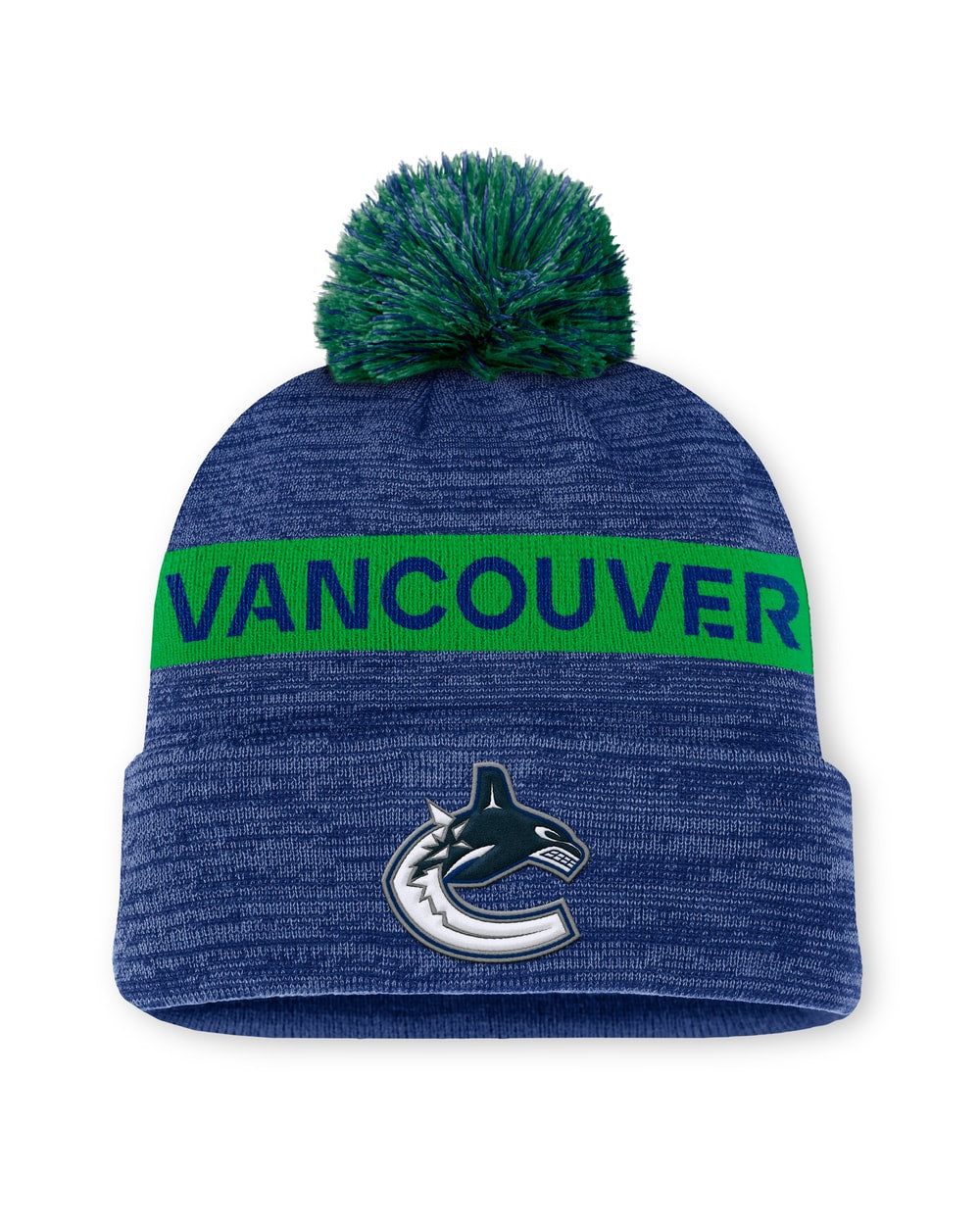 Fanatics NHL Authentic Pro Rink Cuffed Knit Hat with Pom