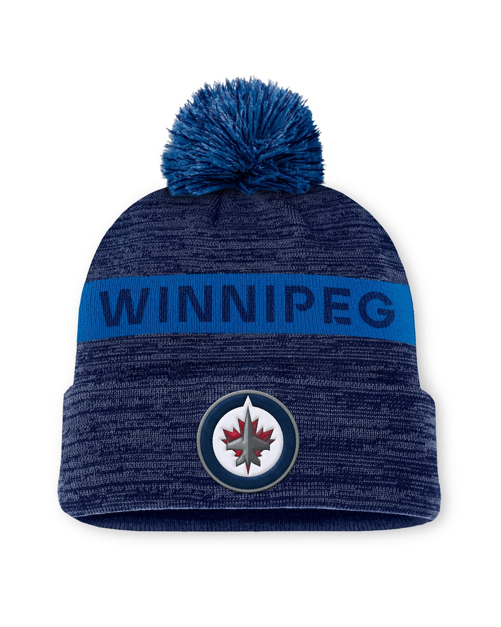 Fanatics NHL Authentic Pro Rink Cuffed Knit Hat with Pom