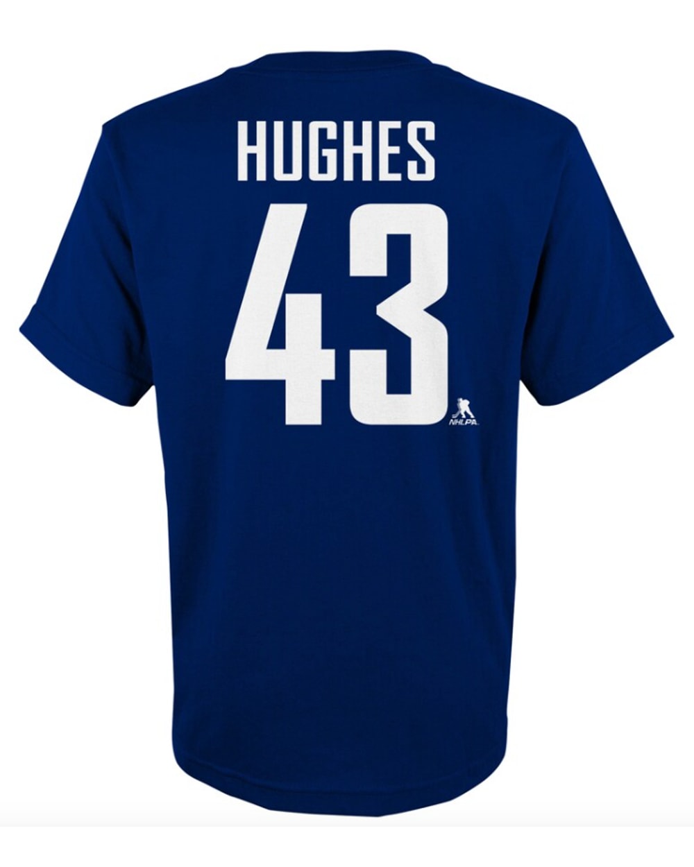 NHL Canucks Youth Name & Number T-Shirt - Hughes