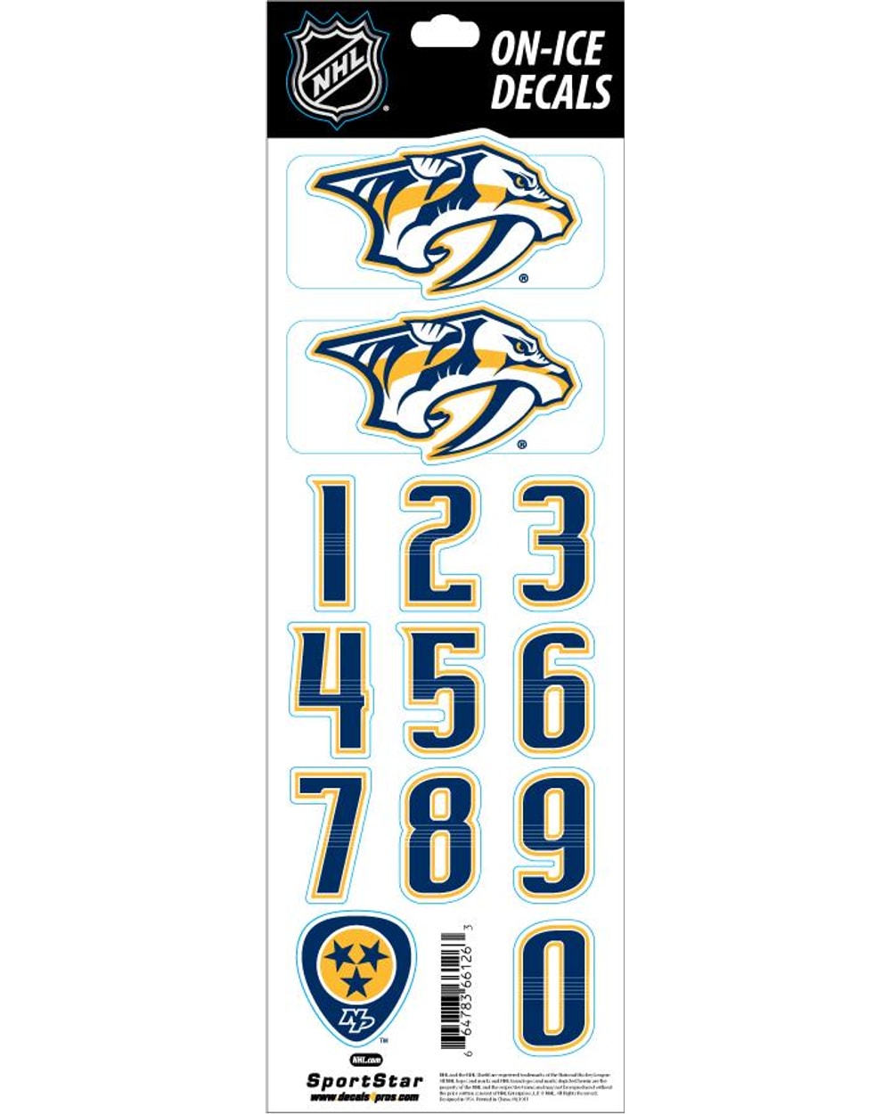 Sidelines Sports NHL Decals