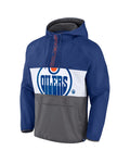 Fanatics Edmonton Oilers NHL Anorak Windbreaker Jacket