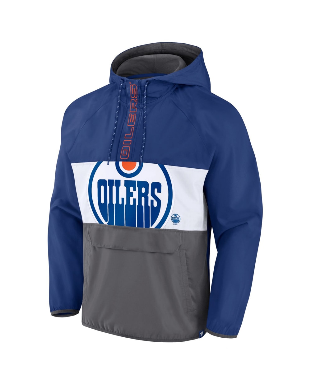 Fanatics Edmonton Oilers NHL Anorak Windbreaker Jacket