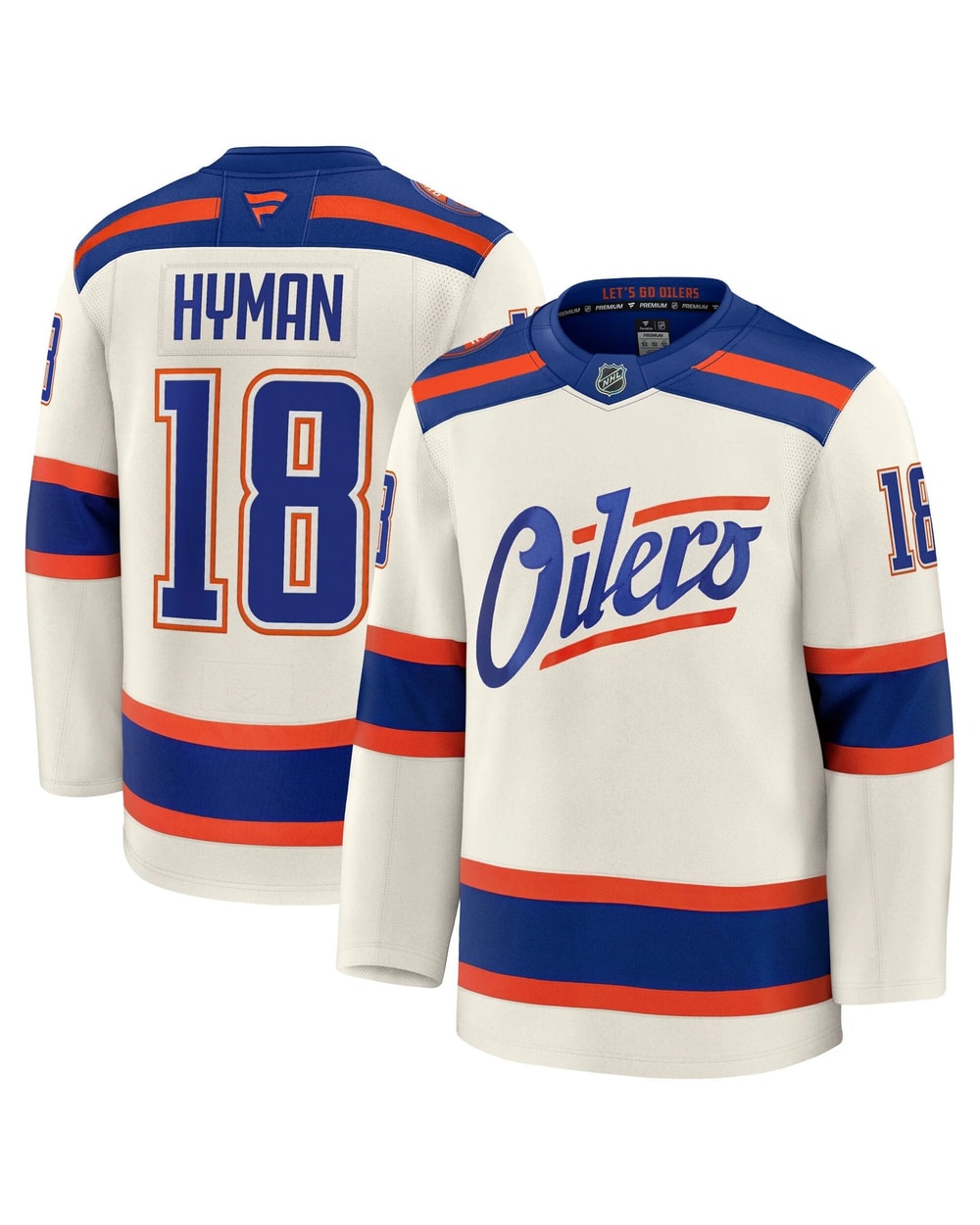 Edmonton Oilers Zach Hyman Premium Alternate Jersey