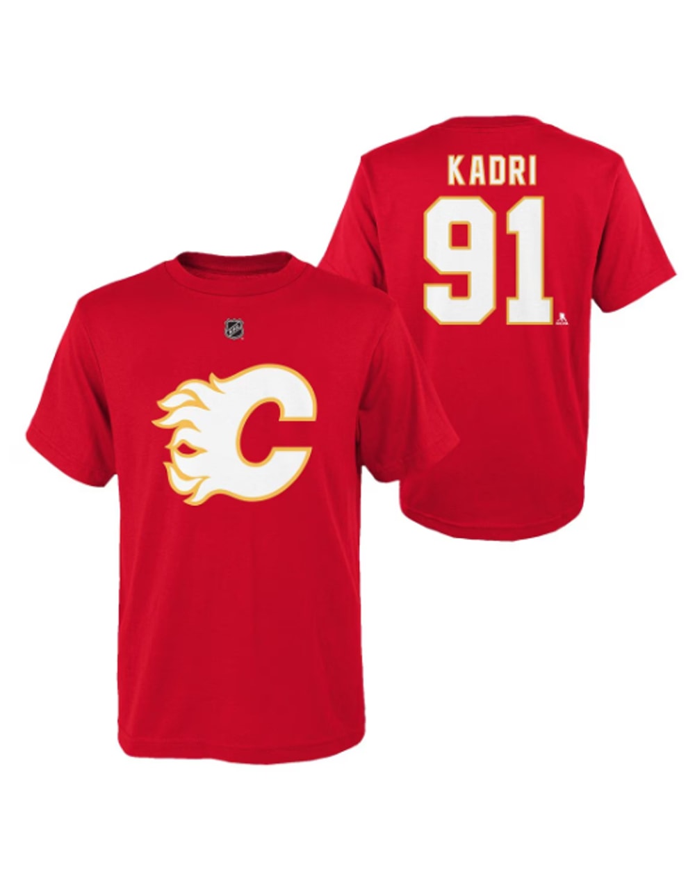 NHL Flames Youth Name & Number T-Shirt - Kadri
