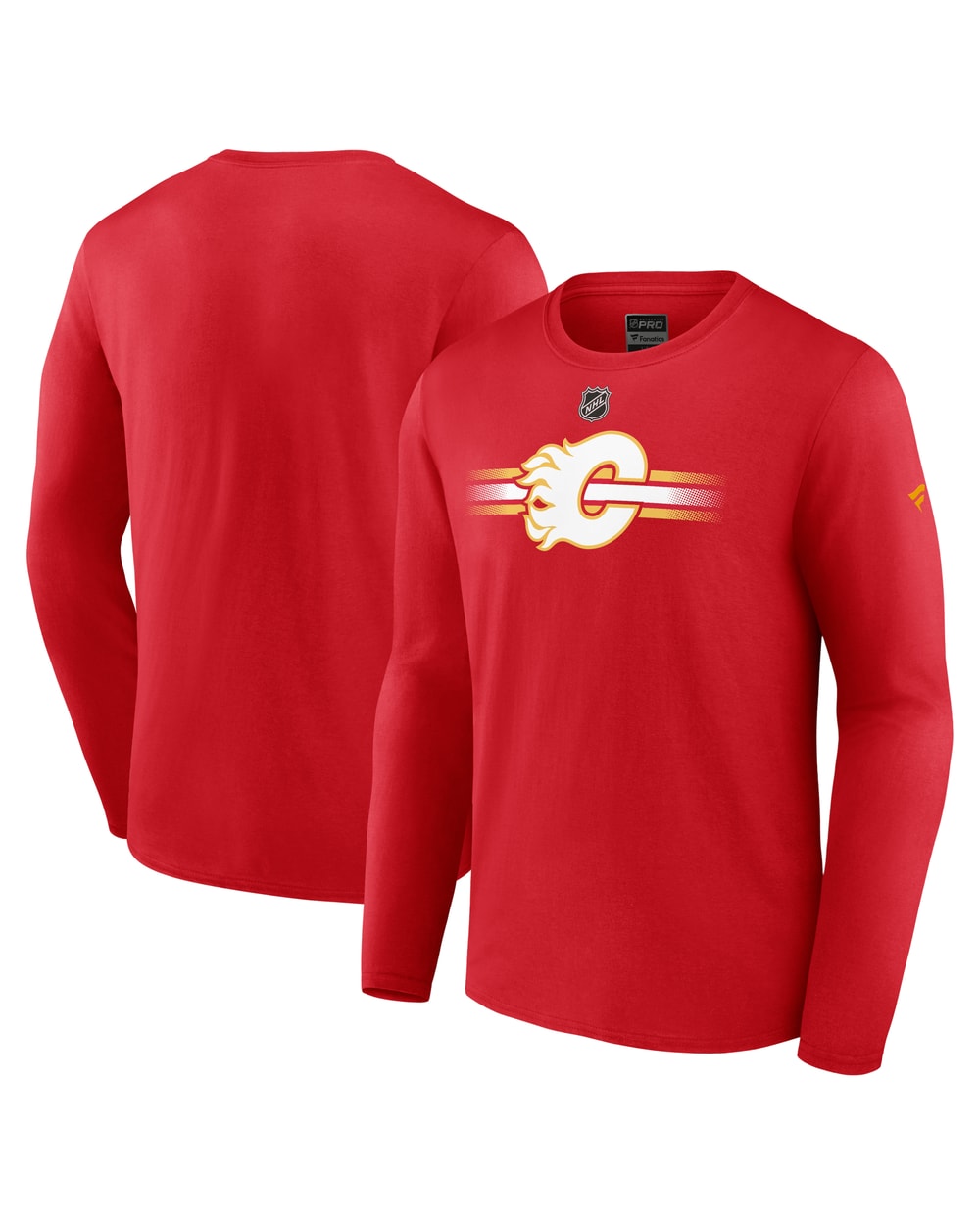 Fanatics Calgary Flames NHL Rink Cotton Long Sleeve