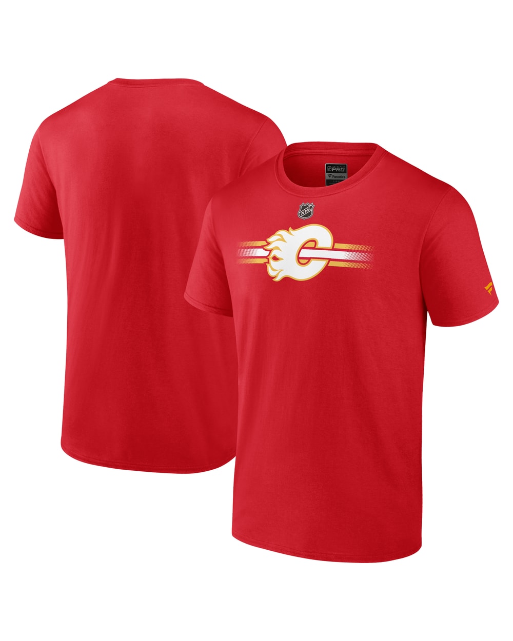 Fanatics Calgary Flames NHL Rink Cotton T-Shirt - Red