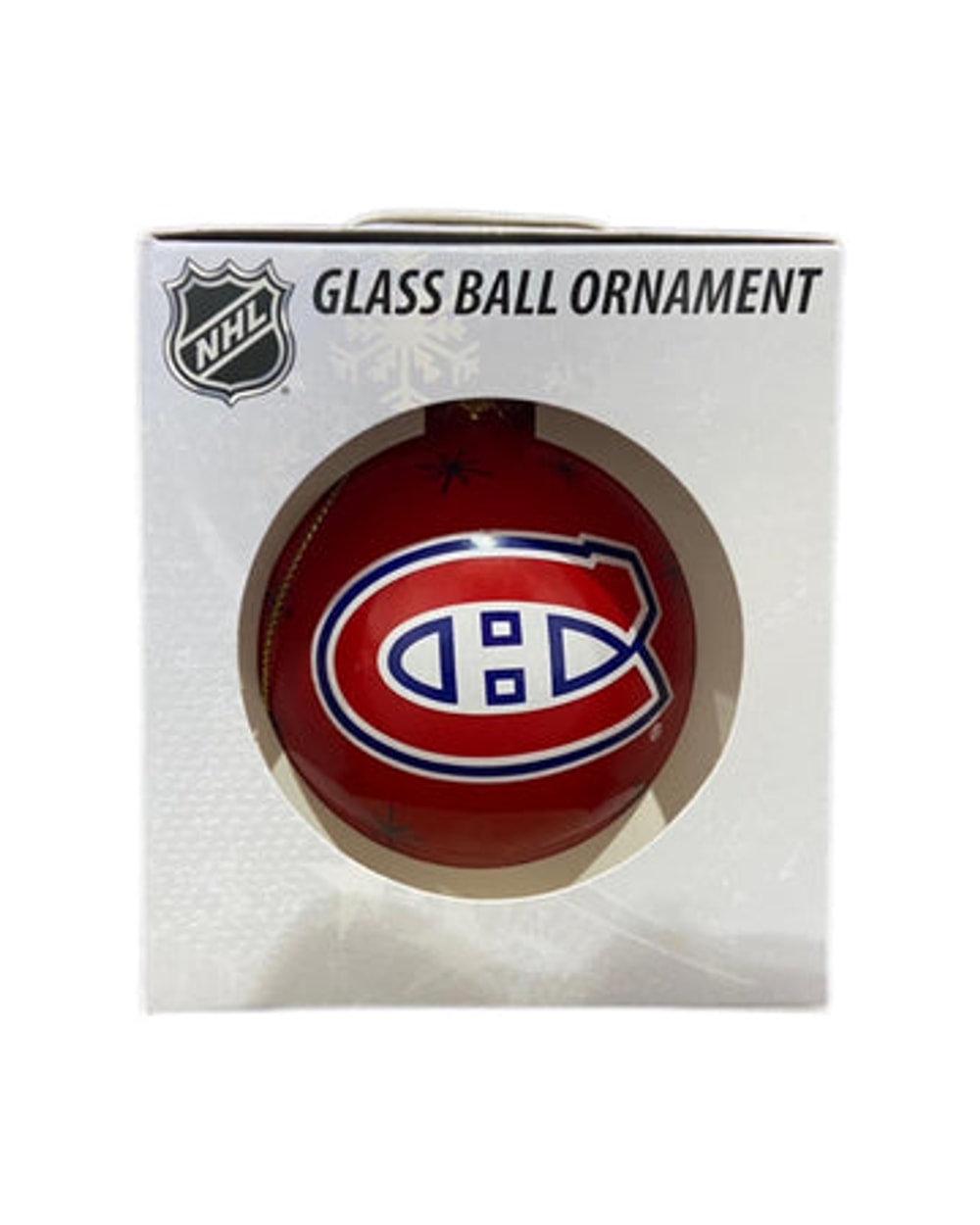 NHL Glass Ball Christmas Ornament