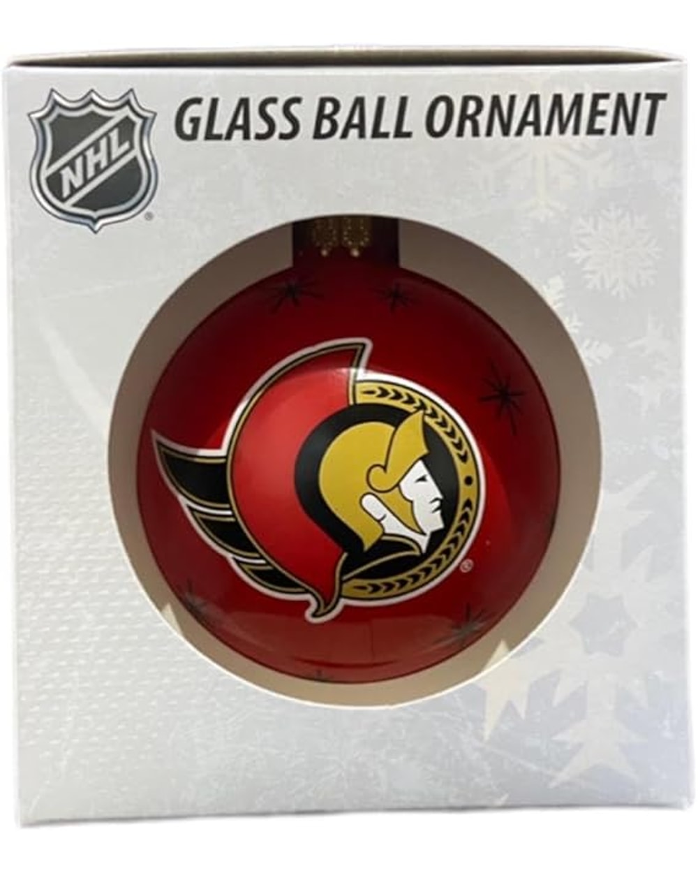NHL Glass Ball Christmas Ornament