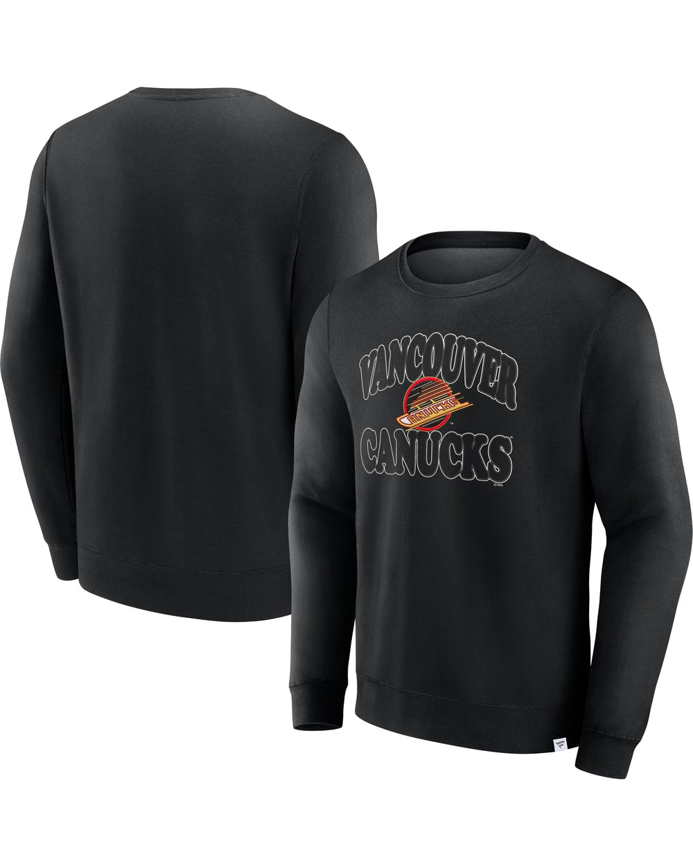 Fanatics NHL Heritage Cotton Long Sleeve Crewneck