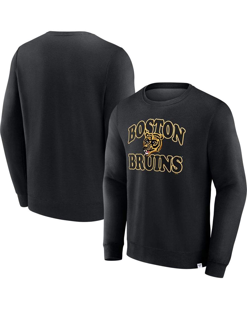 Fanatics NHL Heritage Cotton Long Sleeve Crewneck