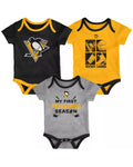 Outerstuff NHL Infant Pittsburgh Penguins Legend Multicolor Creeper Set