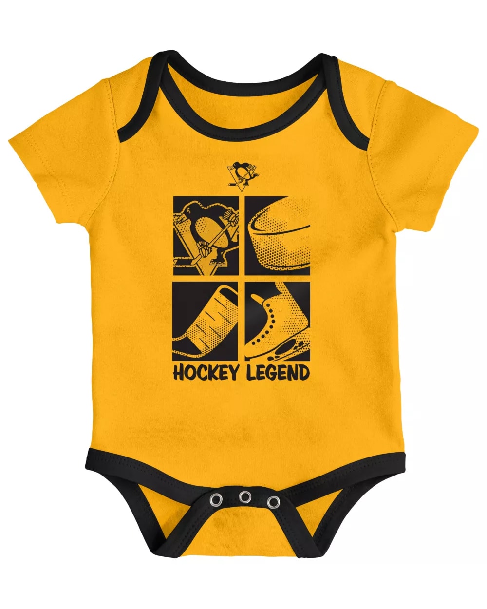 Outerstuff NHL Infant Pittsburgh Penguins Legend Multicolor Creeper Set