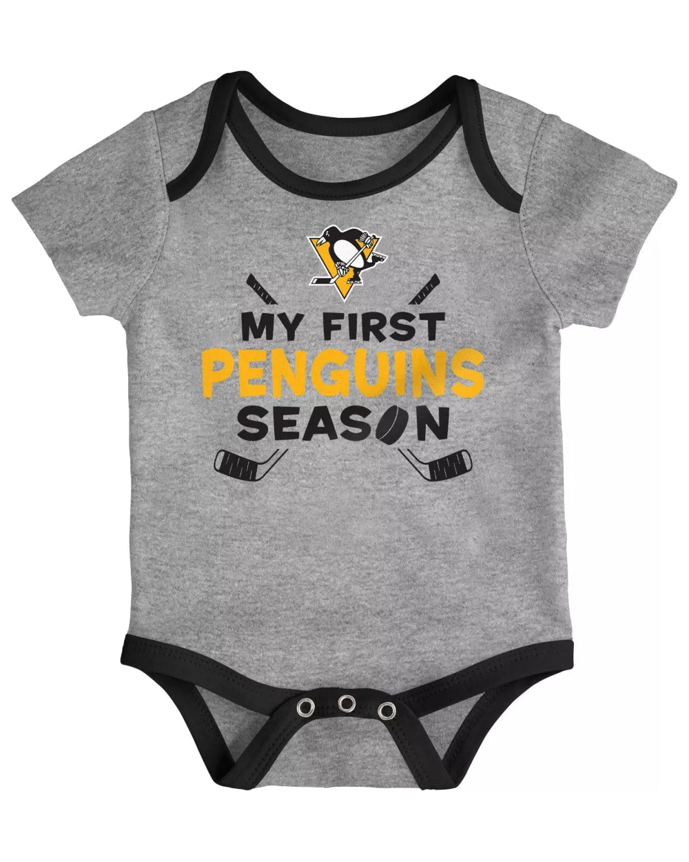 Outerstuff NHL Infant Pittsburgh Penguins Legend Multicolor Creeper Set