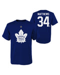 NHL Maple Leafs Youth Name & Number T-Shirt - Matthews