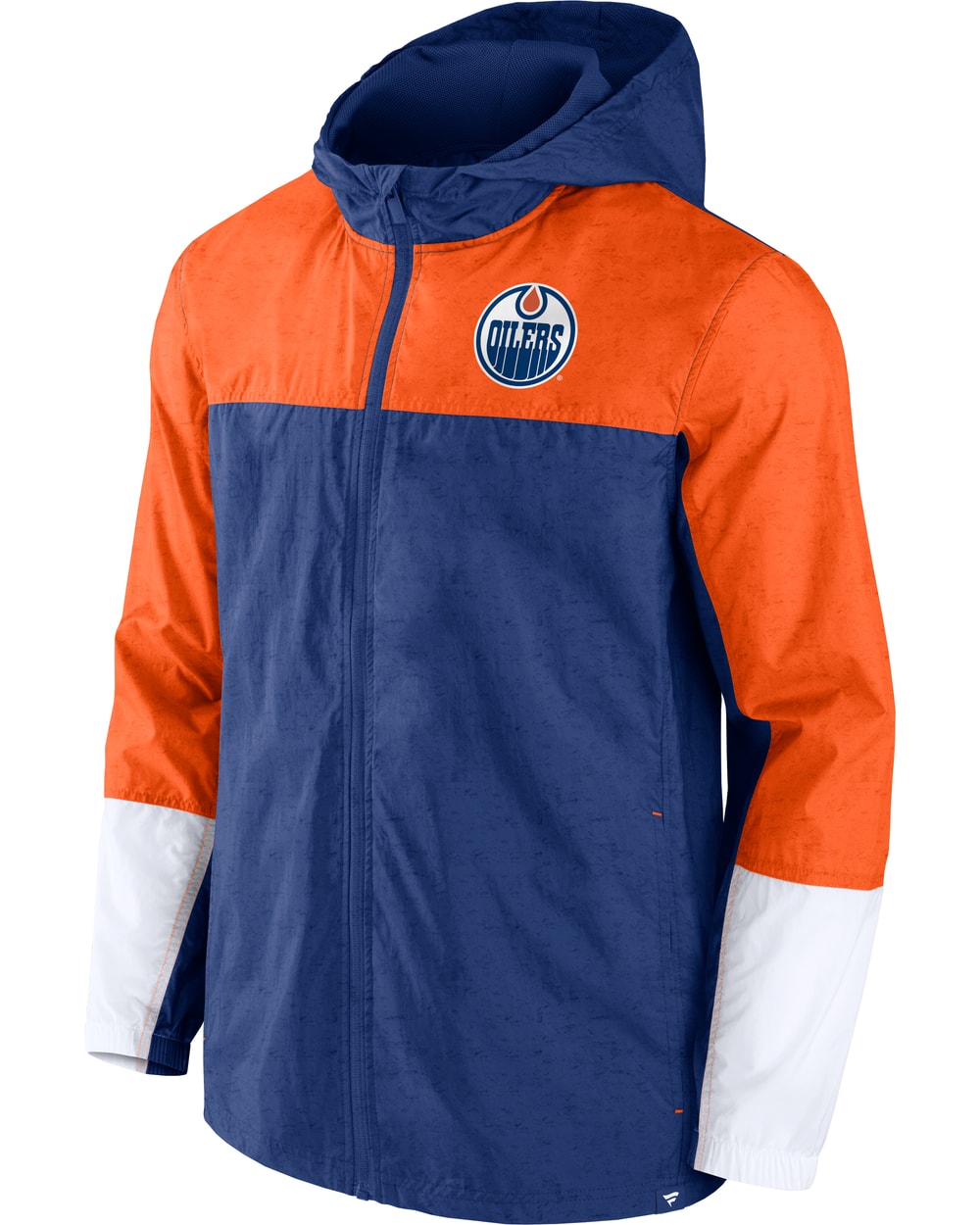 Fanatics Edmonton Oilers Fundamental Crinkle Jacket Men's