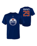 NHL Oilers Youth Name & Number T-Shirt - Draisaitl