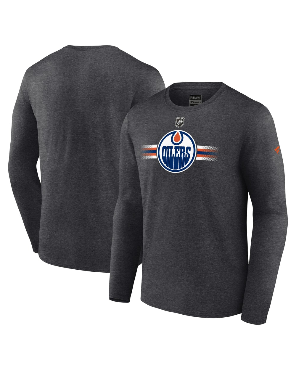 Fanatics Edmonton Oilers NHL Rink Cotton Long Sleeve