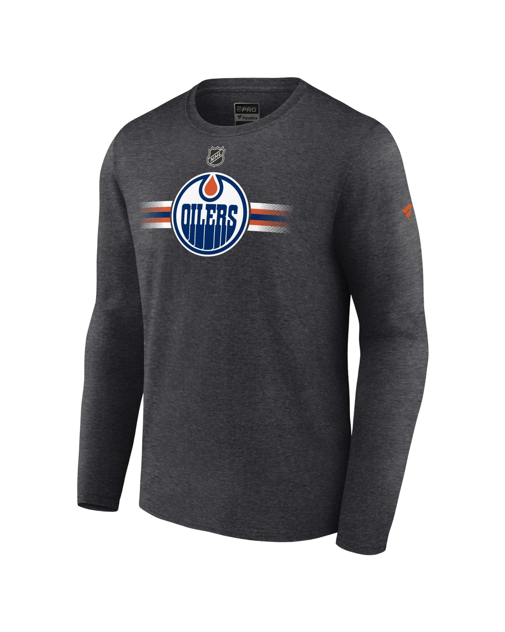 Fanatics Edmonton Oilers NHL Rink Cotton Long Sleeve