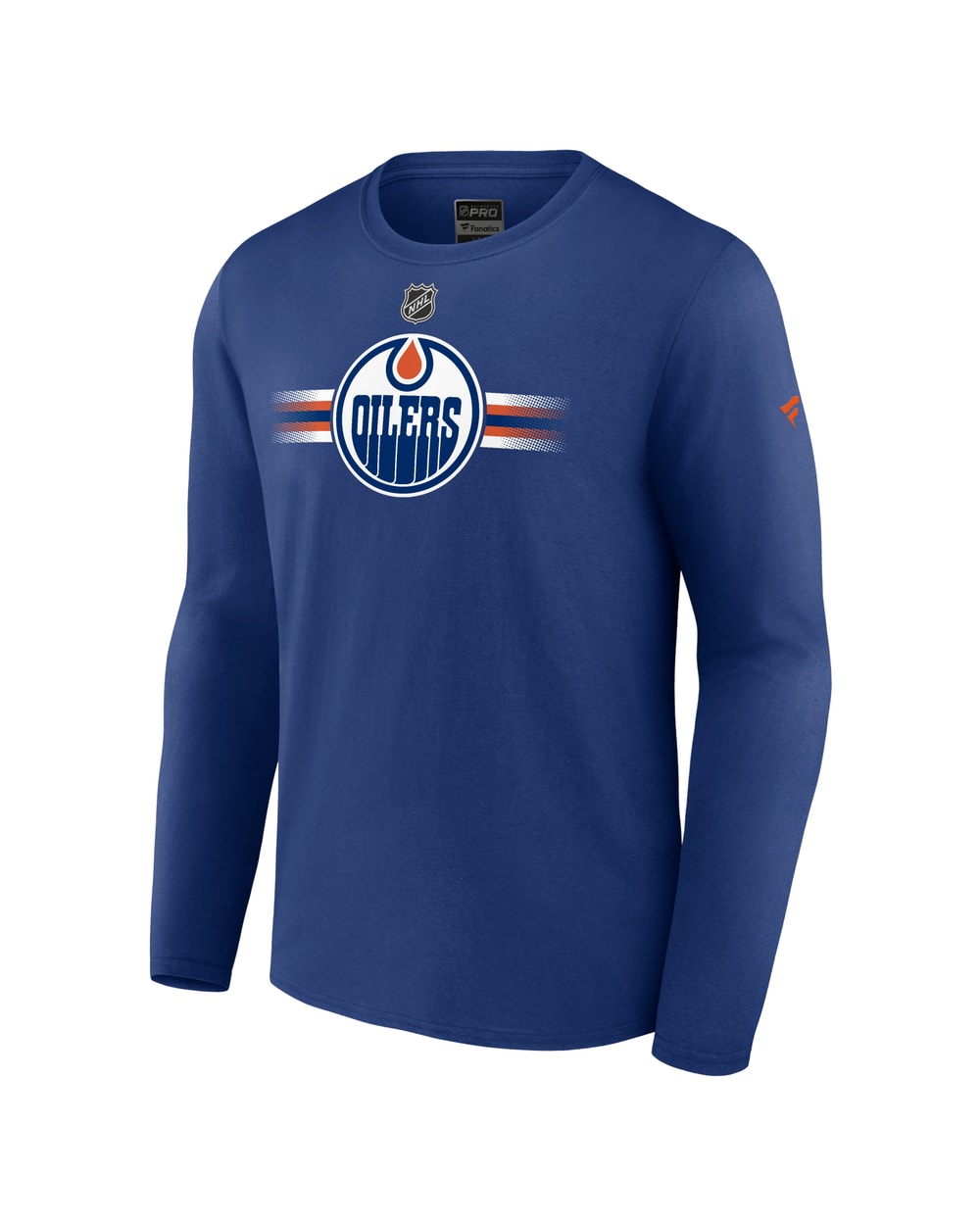 Fanatics Edmonton Oilers NHL Rink Cotton Long Sleeve
