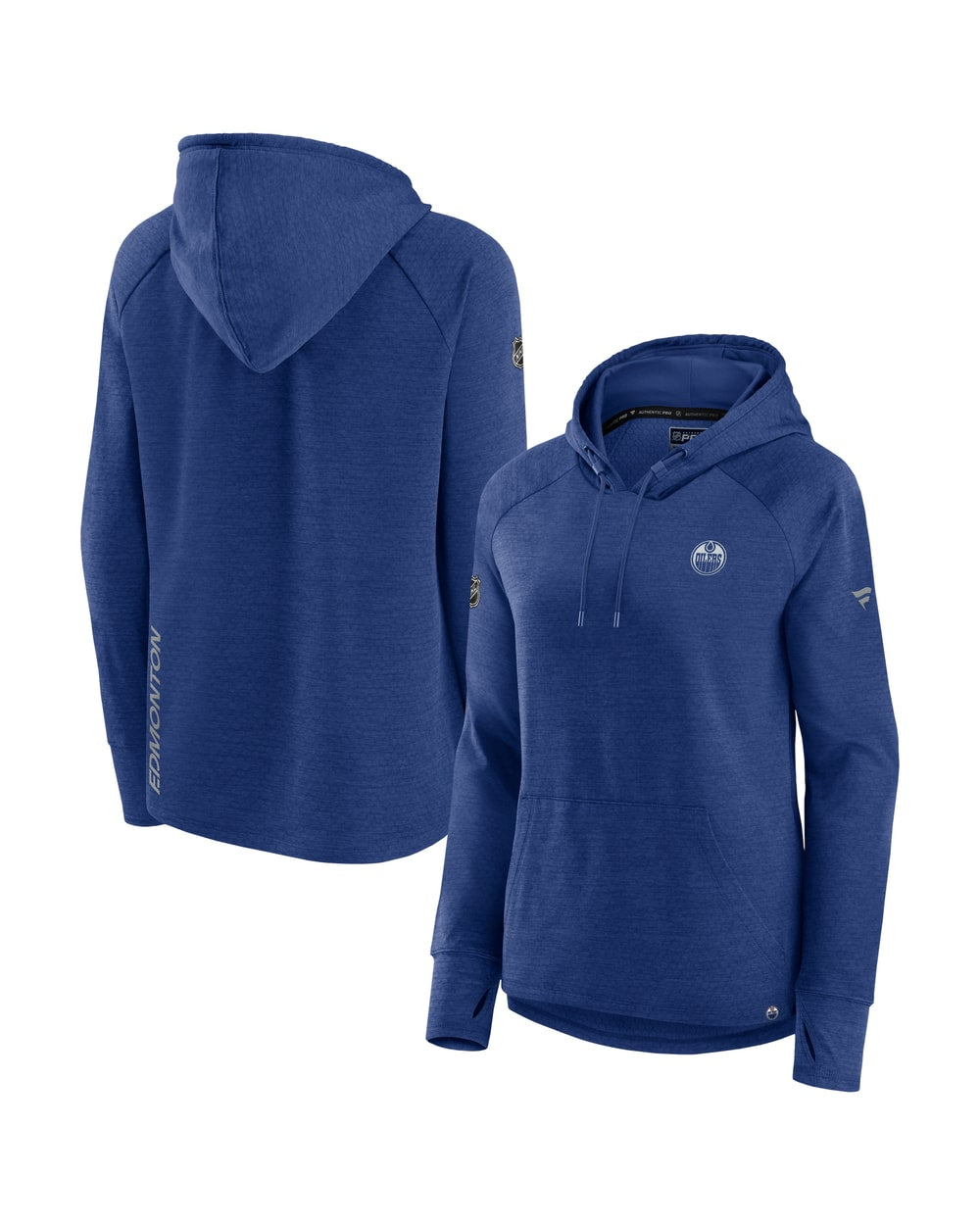 Fanatics Edmonton Oilers Women's Road Long Sleeve GEO Fleece Hoodie