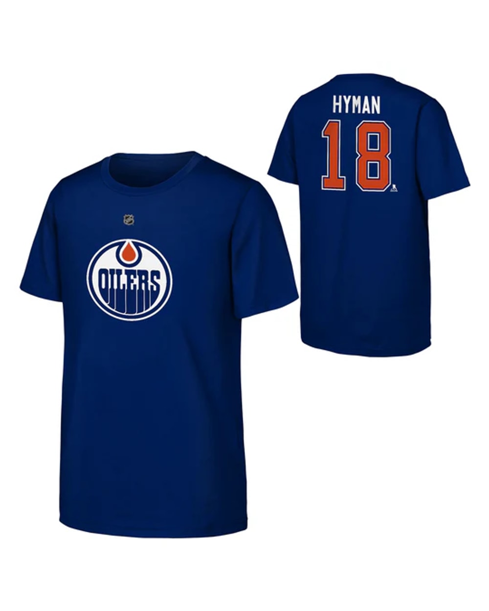 Outerstuff NHL Oilers Youth Name & Number T-Shirt - Hyman