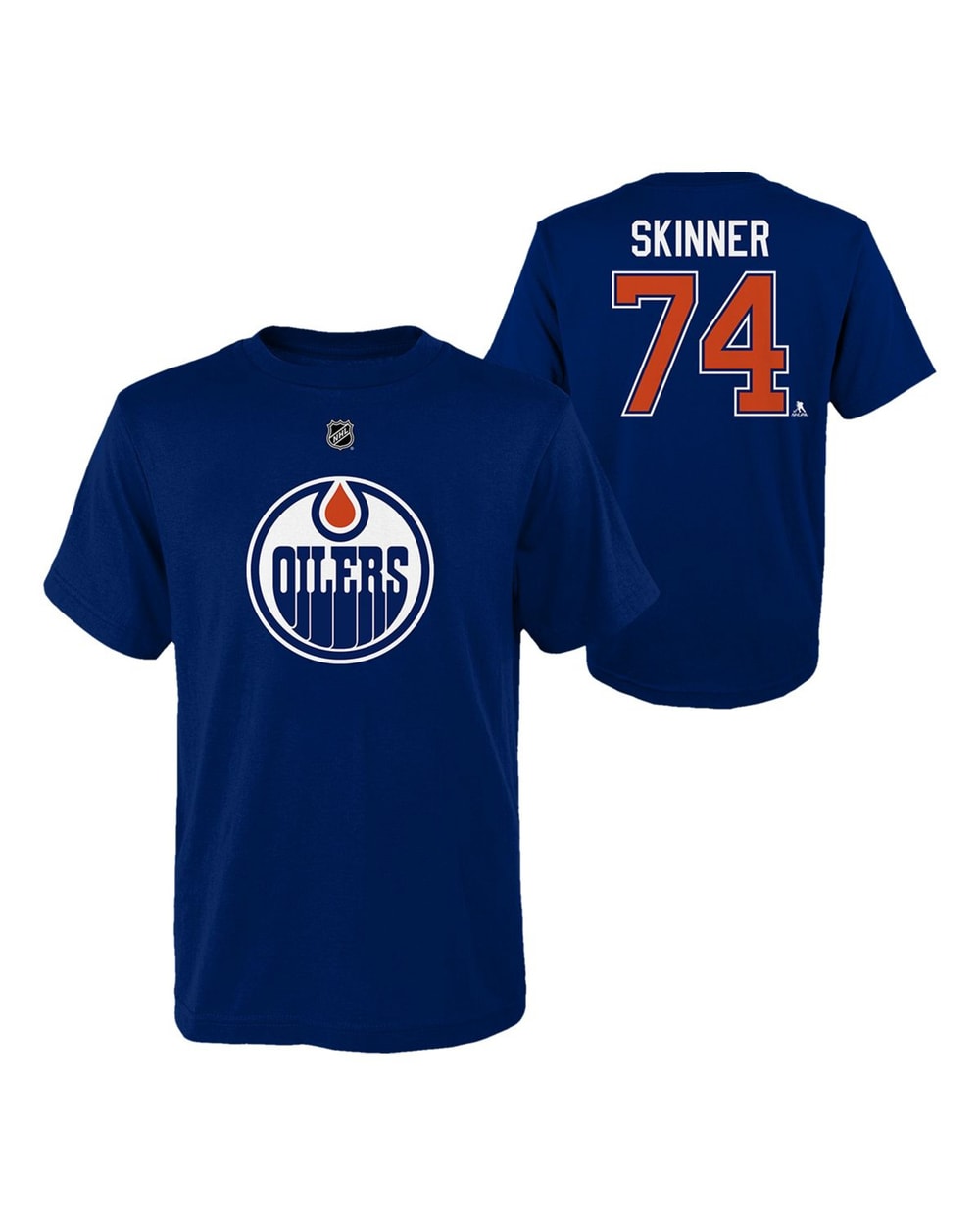 NHL Oilers Youth Name & Number T-Shirt - Skinner