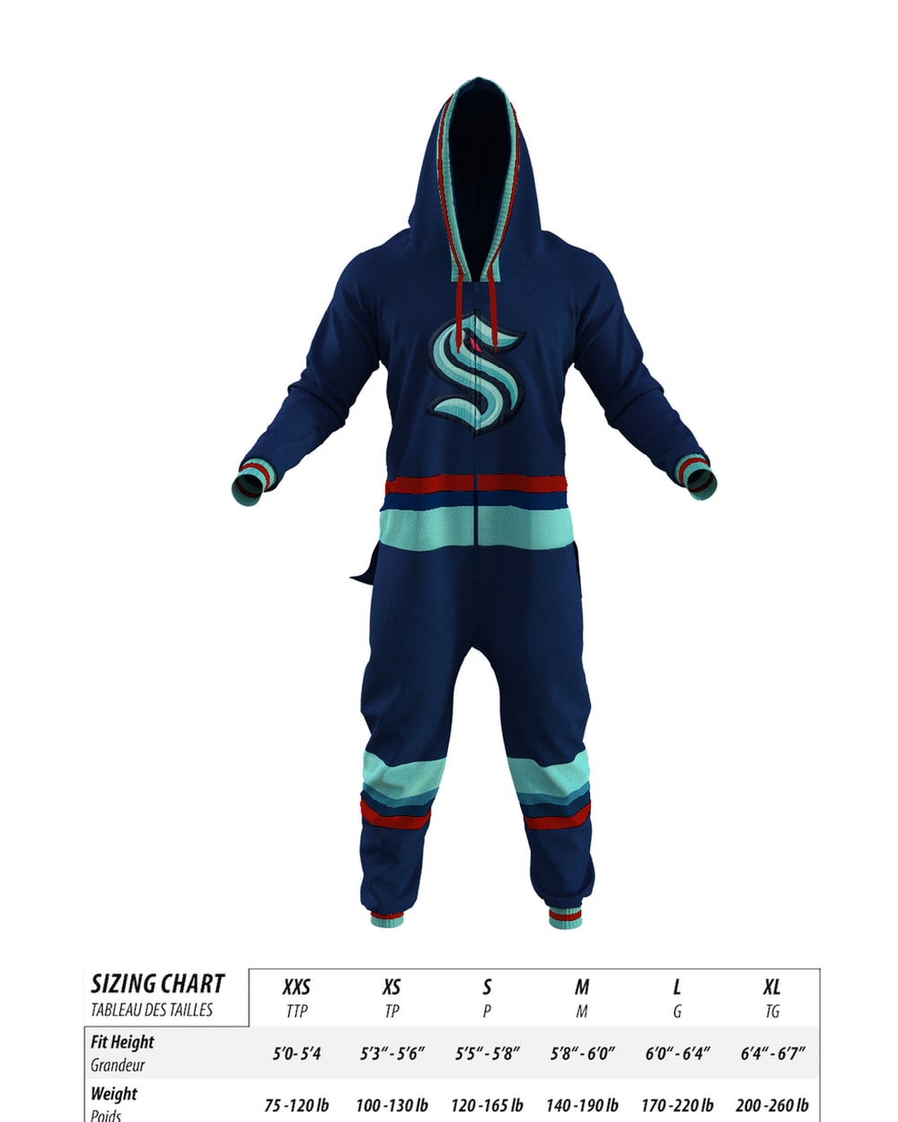NHL Hockey Suit Onesie