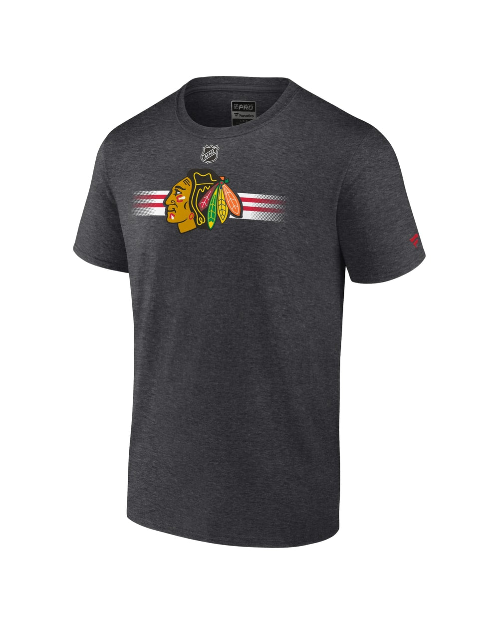 Fanatics NHL Rink Cotton T-Shirt - Charcoal