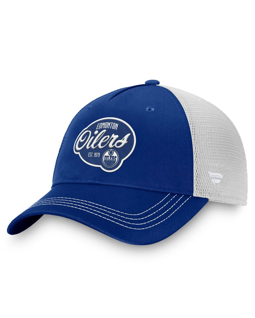 Fanatics Edmonton Oilers NHL Women's Fundamental 5 Panel Mesh Hat