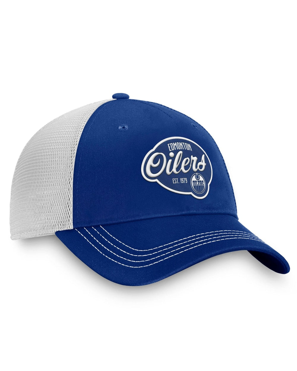Fanatics Edmonton Oilers NHL Women's Fundamental 5 Panel Mesh Hat