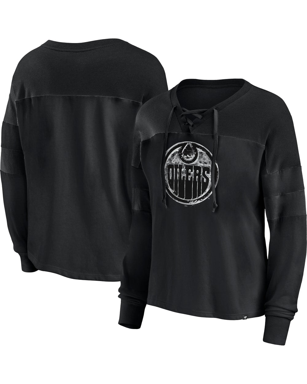 Fanatics Edmonton Oilers Women's Iced Out Long Sleeve Shirt