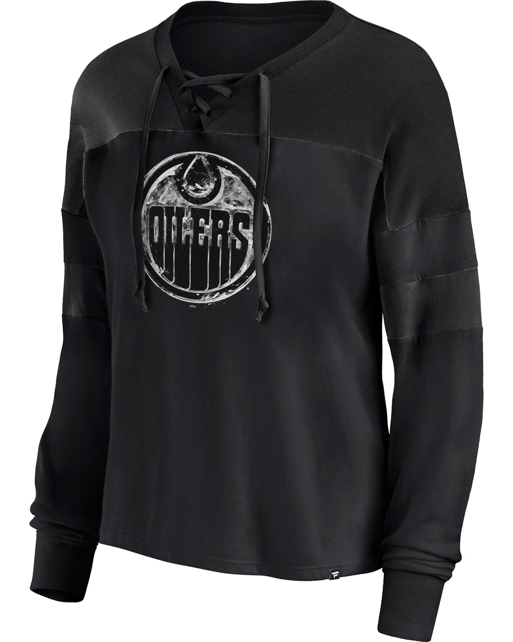 Fanatics Edmonton Oilers Women's Iced Out Long Sleeve Shirt
