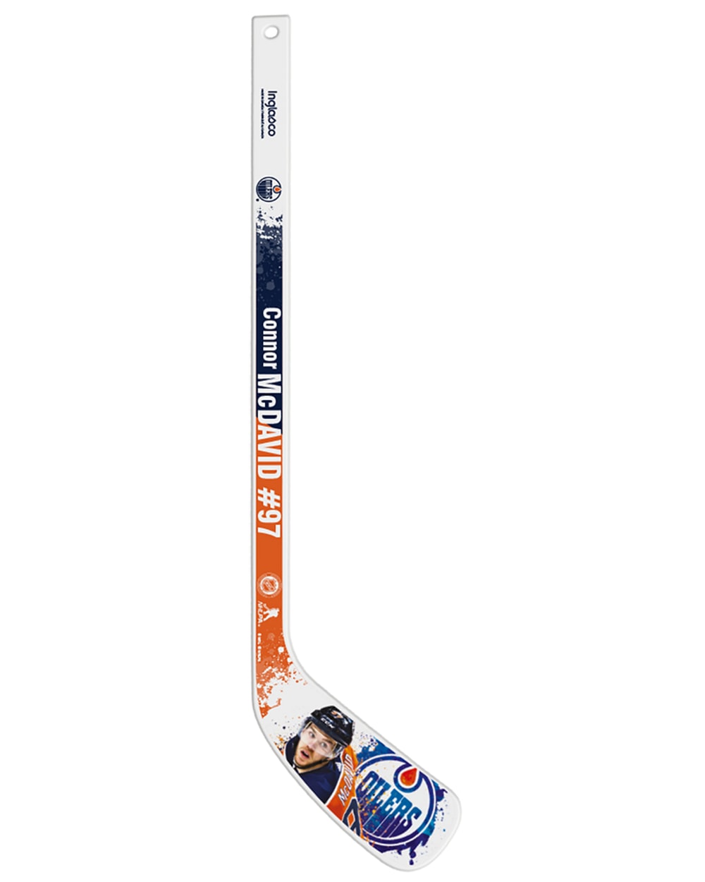 NHLPA Connor McDavid #97 Edmonton Oilers Wood Player Mini Stick