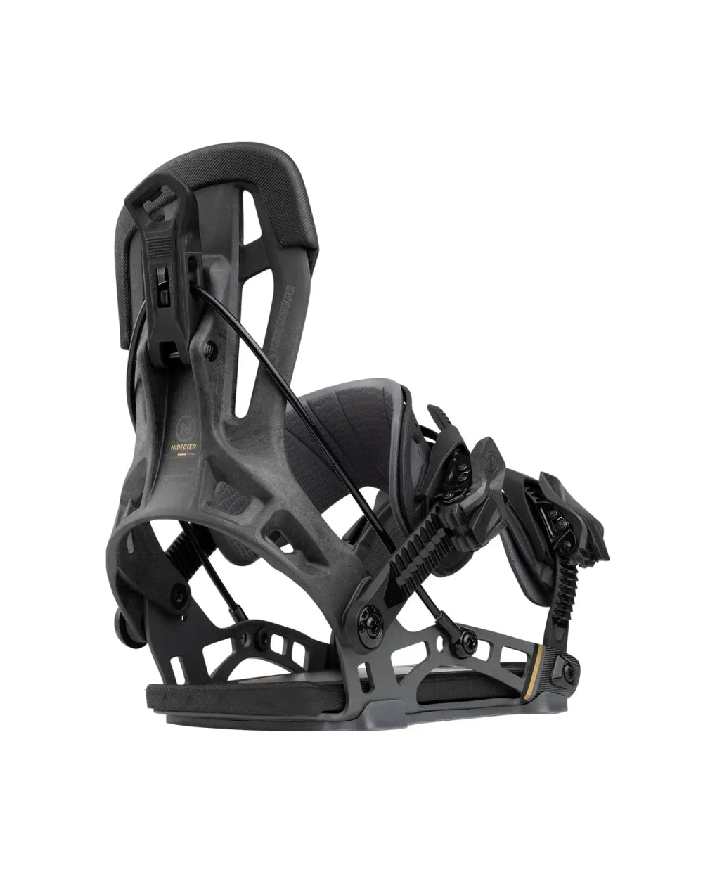 Nidecker Flow NX2 Carbon Snowboard Binding - Black, front view