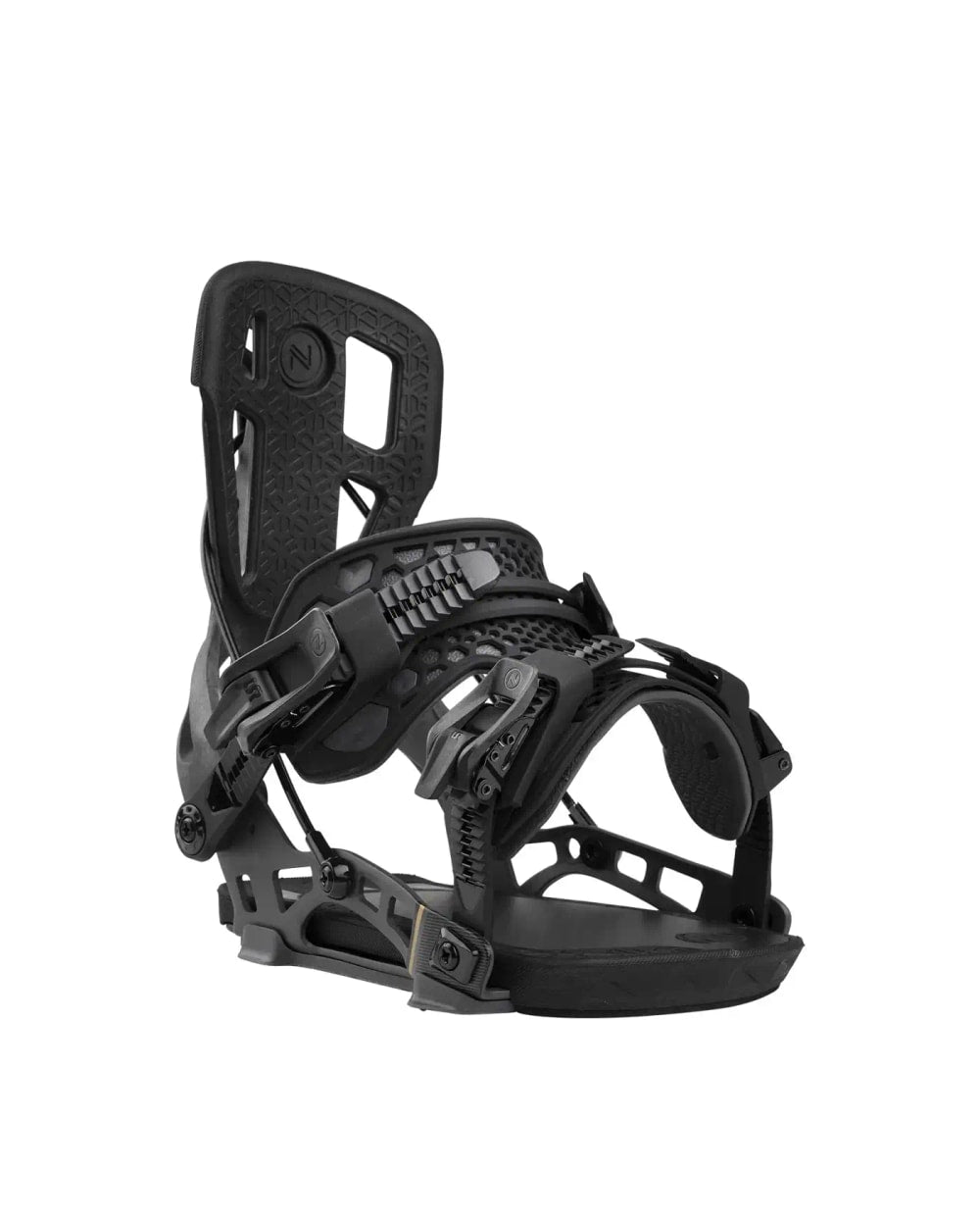Nidecker Flow NX2 Carbon Snowboard Binding - Black, side view