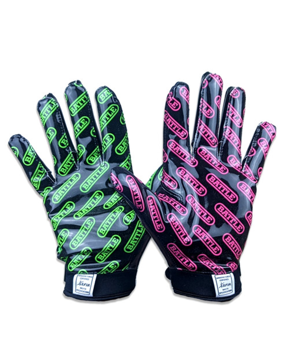 "Nightmare 2.0" Adult Cloaked Receiver Football Gloves
