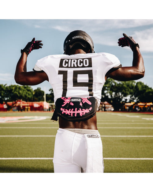 "Nightmare" Youth Chrome Football Back Plate