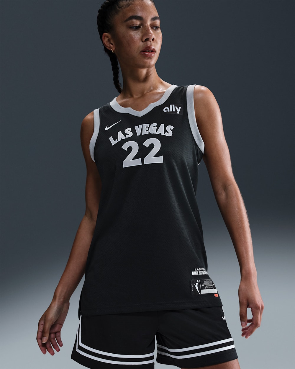 Nike A'ja Wilson Las Vegas Aces Dri-FIT WNBA Victory Jersey