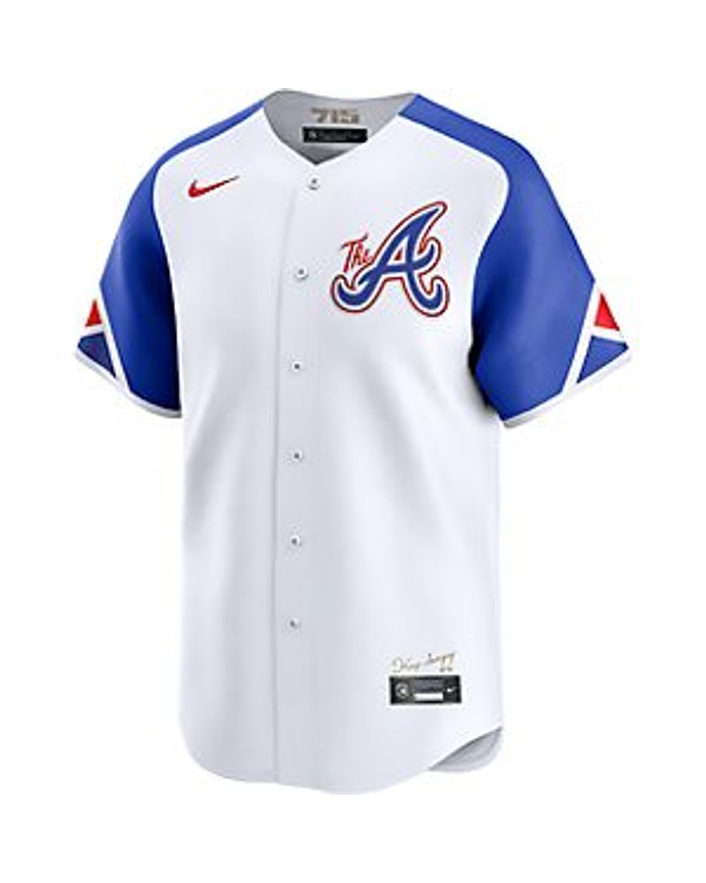 Nike Atlanta Braves City Connect Limited Jersey - Blank