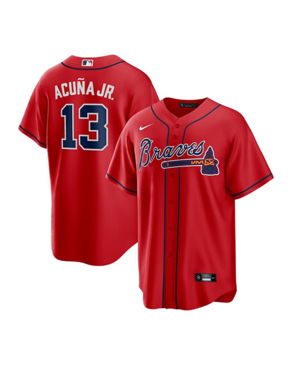 Nike Atlanta Braves Ronald Acuna Jr. Alternate Replica Player Jersey
